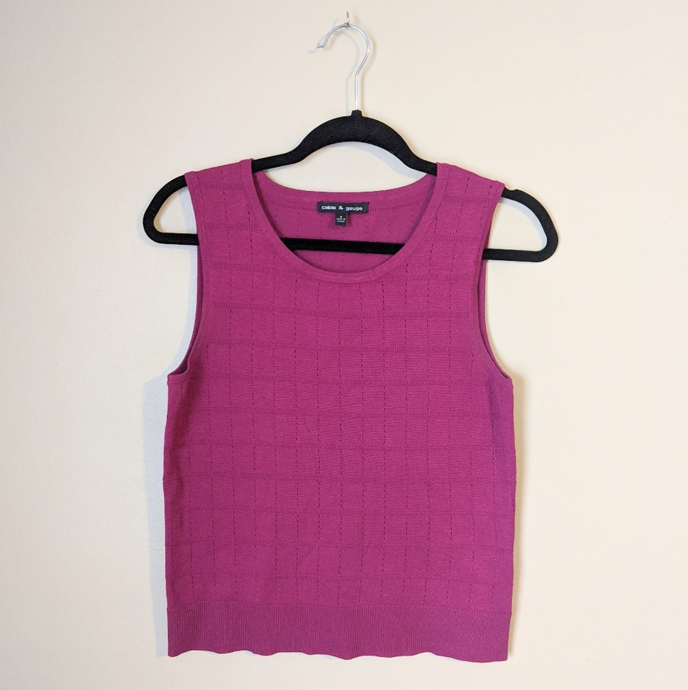 Sleeveless Knit Top